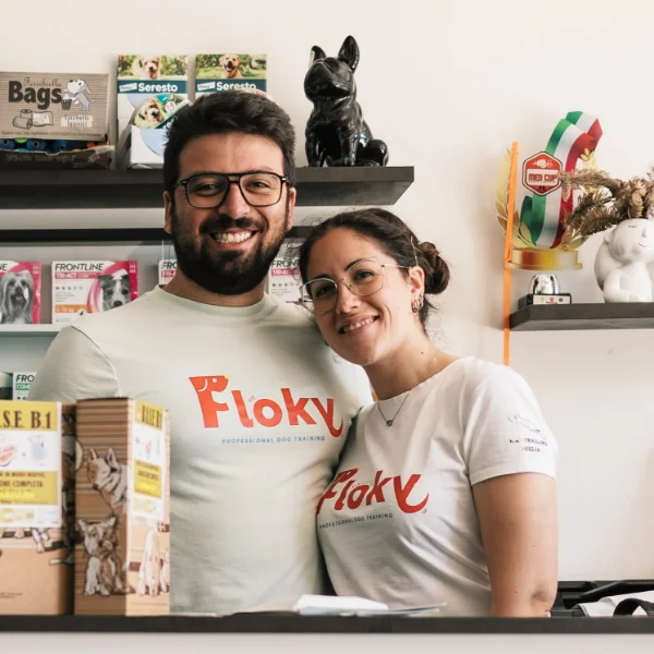 Florinda e Niki, educatori cinofili Floky ad Altamura