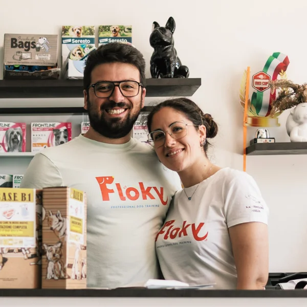 Florinda e Niki, fondatori di Floky Professional Dog Training